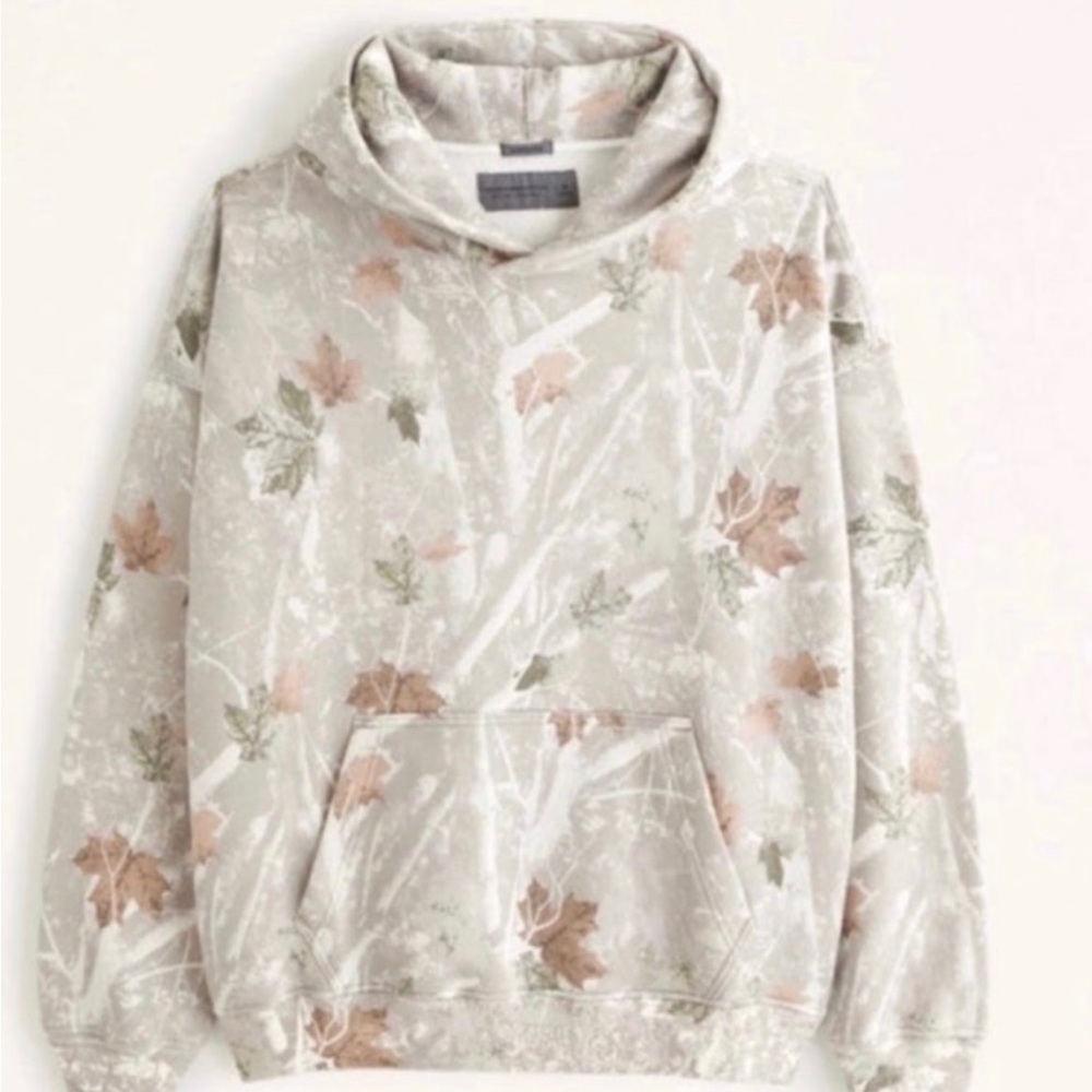 viral white camo abercrombie sweatshirt
